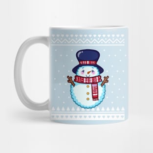 Christmas Sweater Snowman Mug